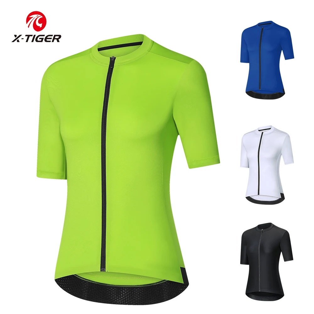 Women's Pro Cycling Jersey Summer Cycling Clothing Mountain Bicycle Jersey Road Cycling Mountain Short Sleeve Breathable Jersey