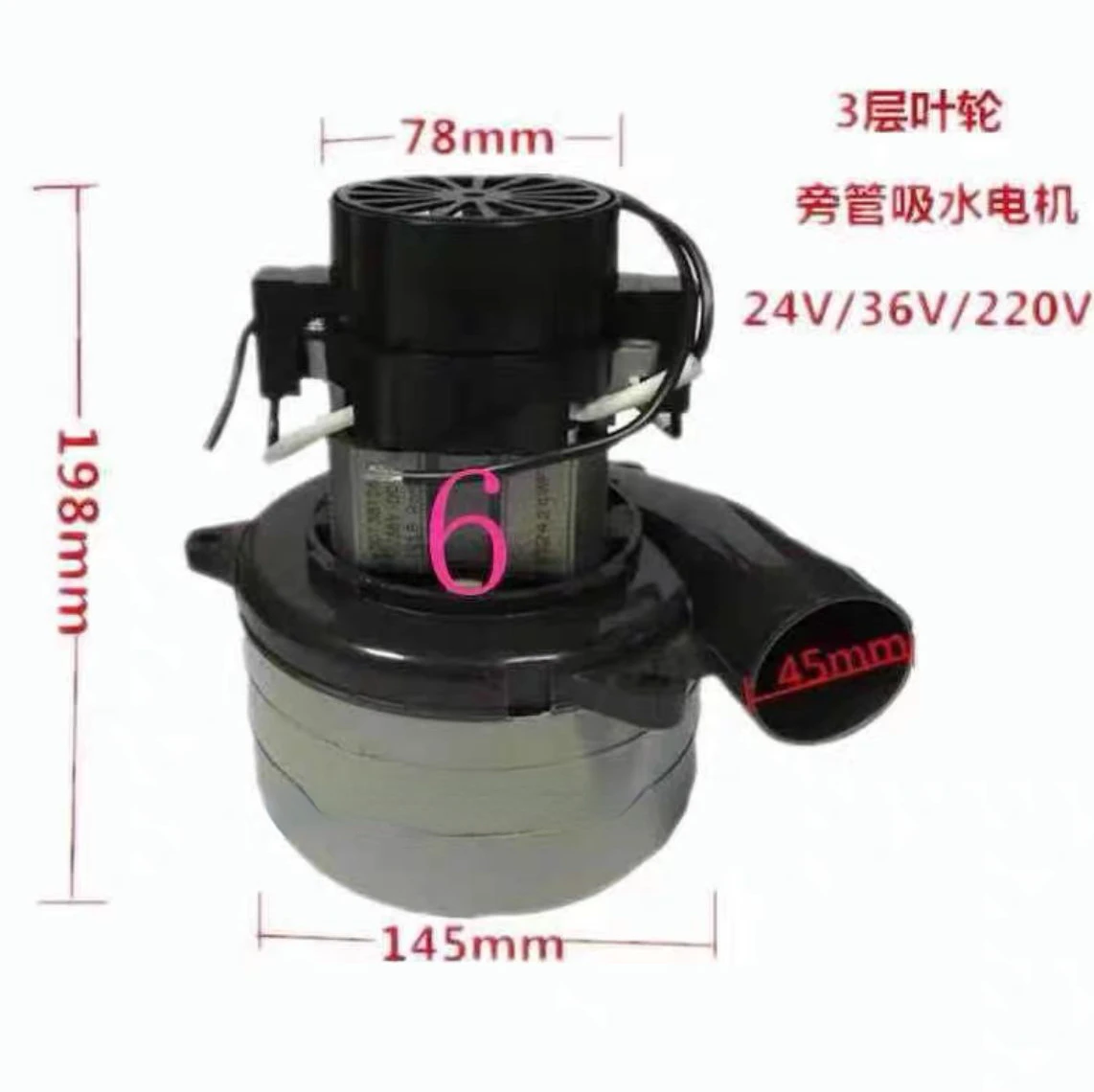 Imagem -06 - Vacuum Cleaner Motor Bombeando Máquina de Lavar Máquina da Água para Escovar a Máquina 1200w 220v 12v 24v Bp36