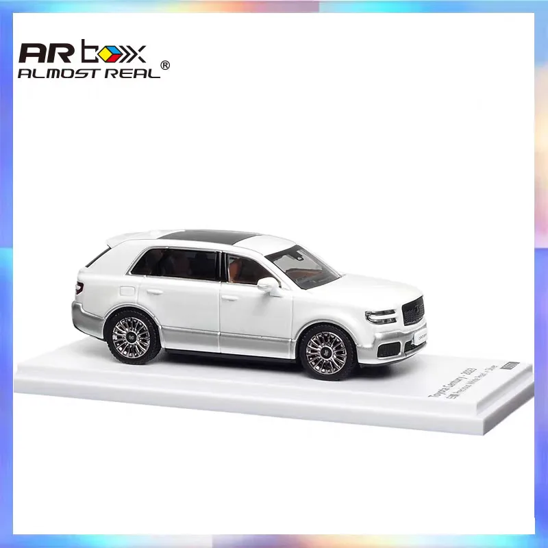 

Коллекционная модель автомобиля AR Box Almost Real Toyota Century 2023 RHD, масштаб 1/64, белая, из литого металла, для автолюбителей