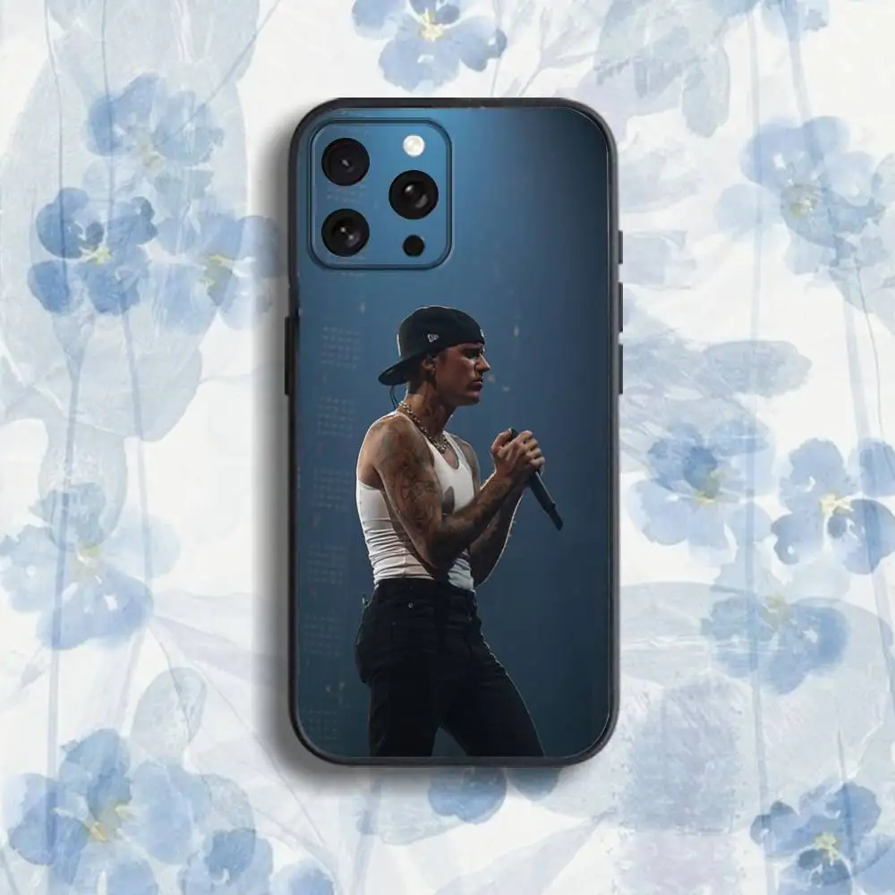 S-SWAG II J-Justin B-Bieber Capa de telefone para iPhone 17,16,15,14,13,12,Pro,Max,Plus,E,SE4,Air,Mini Caixa macia preta