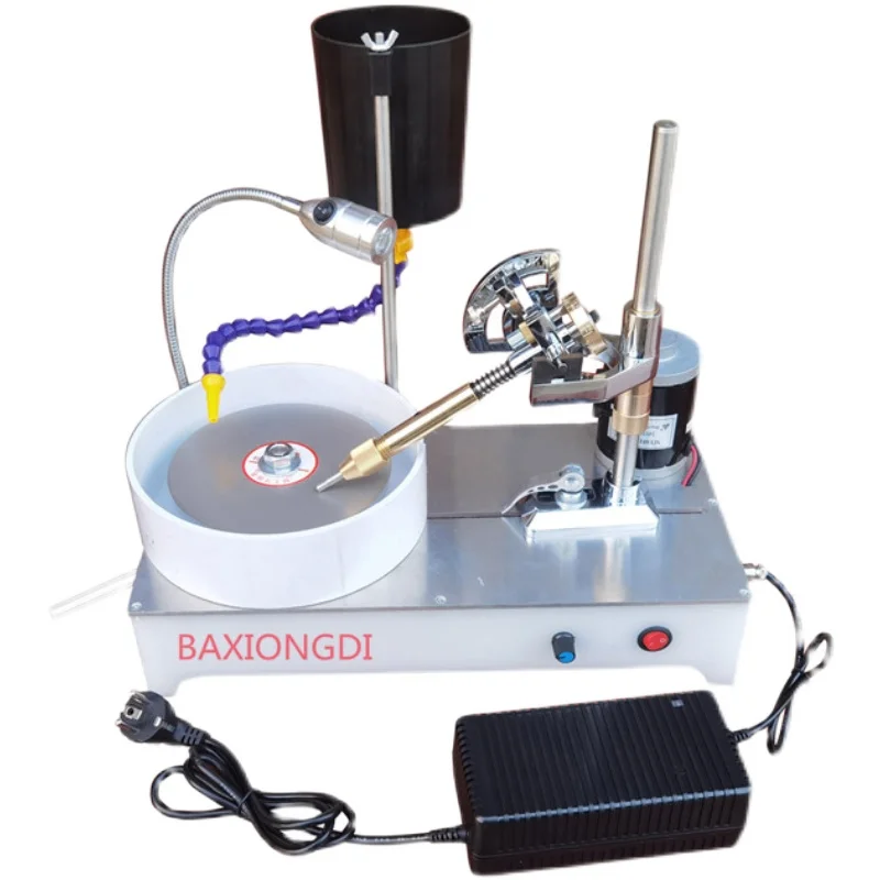 Precision jewelry stone grinding and polishing machine Molding machine Treasure stone carving machine DC stepless speed regulati