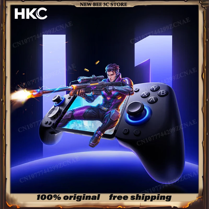 hkc-l1-wireless-gaming-controller-stretchable-multi-mode-dual-hall-asymmetric-vibration-rgb-lighting-for-pc-steam-ios-android