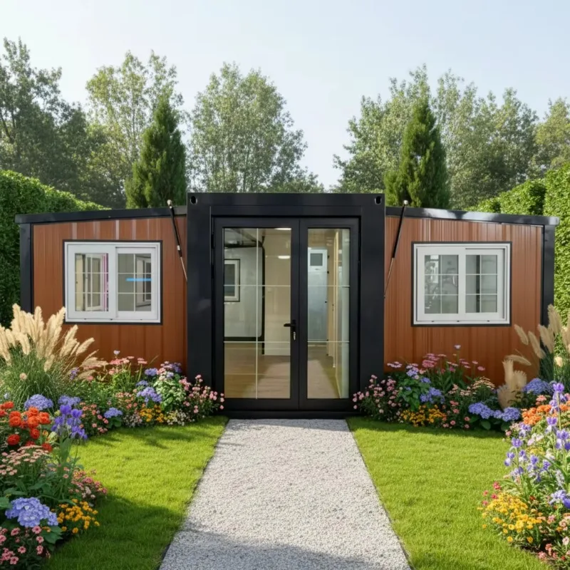 Mining Camp Foldable Container House Dustproof Design Reinforced Steel Frame Prefab Home Mining Area Worker Accommodation Office
