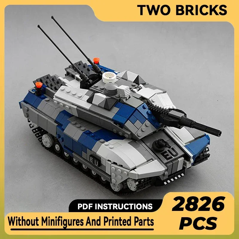 

Military Model Moc Building Bricks EU Challenger 5 Main Battle Tank Technology Blocks Gifts Christmas Toys DIY Sets Assembly