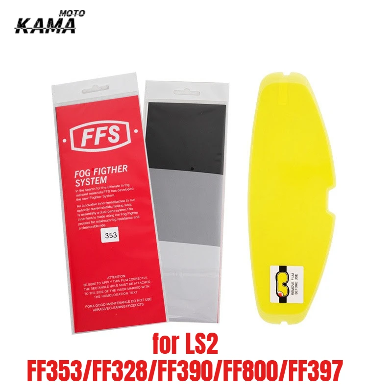 

FF353/FF328/FF390/FF800/FF397 Anti-fog Sticker Clear for LS2 Viseira Para Capacete Ainti Fog Insert