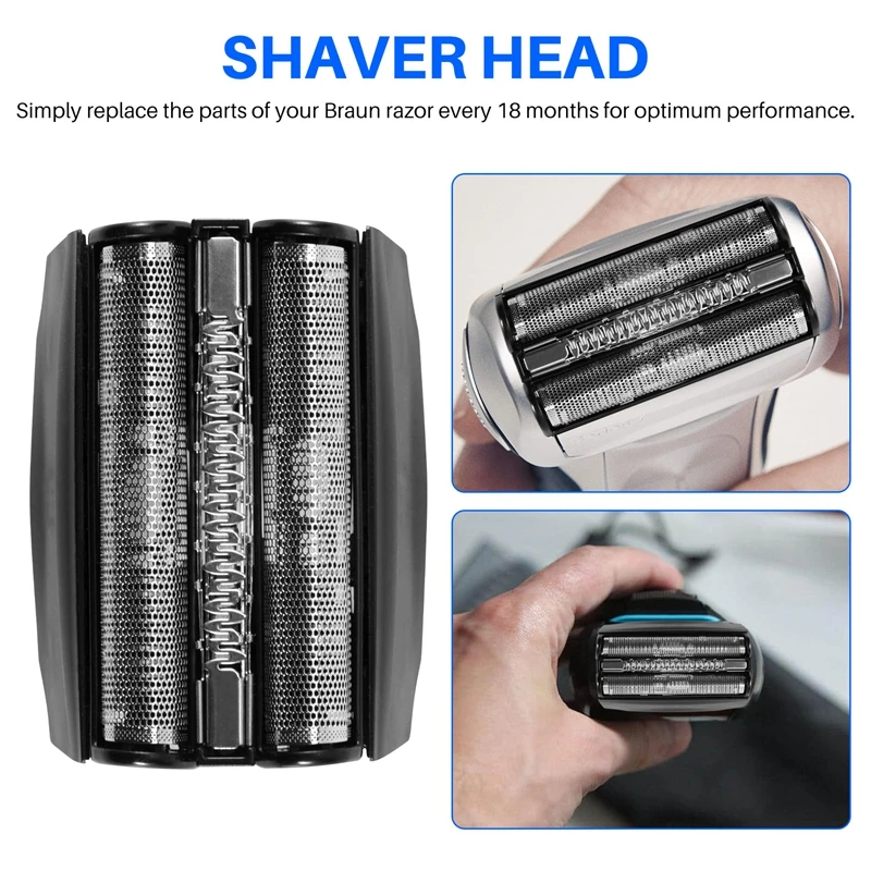 Abrg-para braun série 7 barbeador 70b cabeças de barbear elétrico substituição 720s 790cc 760cc 765c 795cc 9565 9585 7840s