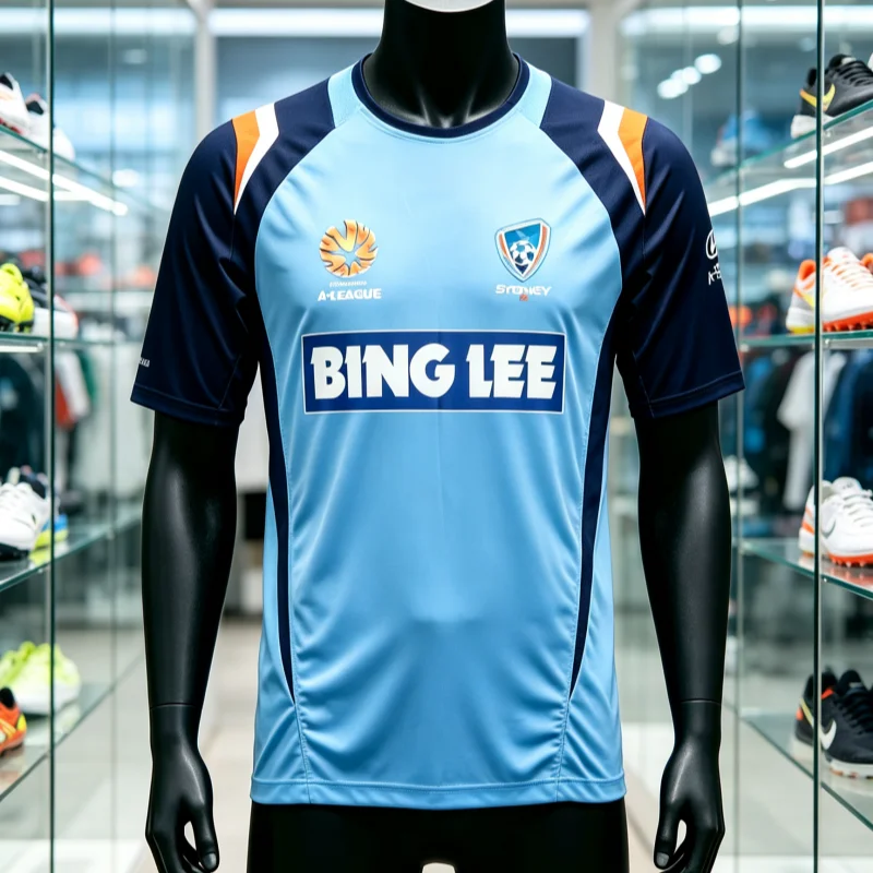 Retro Sydney 07‑09 Football 3D Print Quick‑Dry Short Sleeve Australian League Classic Match Fan Soccer Uniform Parent-child