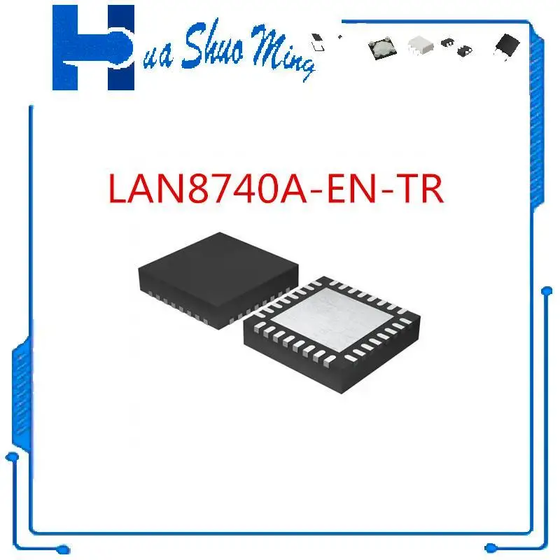 

5PCS/LOT LAN8740A-EN-TR LAN8740A-EN QFN32