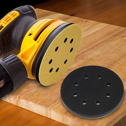 2Pcs 5 Inch 125mm 8 Holes Interface Pad Hook and Loop Soft Density Sponge Cushion Buffer Backing Pad For Sander Sanding Pad
