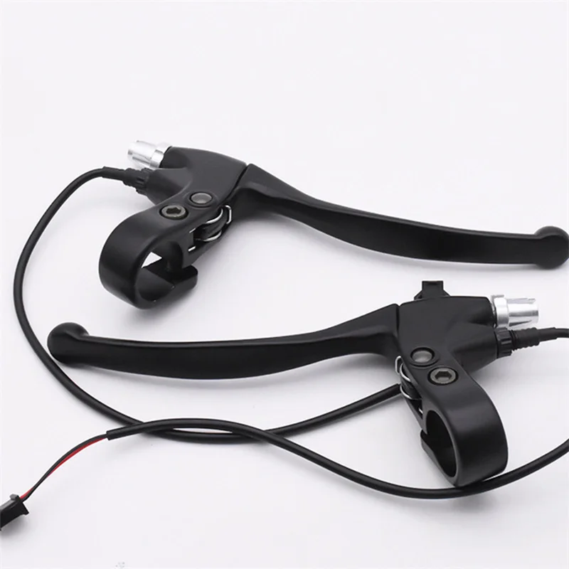 1 Pair E-Bike Rear Brake Lever Electric Bicycle Brake Handle Cycling Bike Accessory Riding Brake Tools