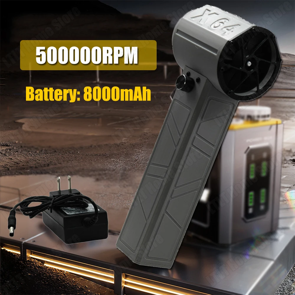 

500000RPMTurbo Jet Fan XL Violent 64mm High Power Duct Fan Jetdry High Speed Turbo Fan Electric Outdoor Dust Cleaning Air Blower