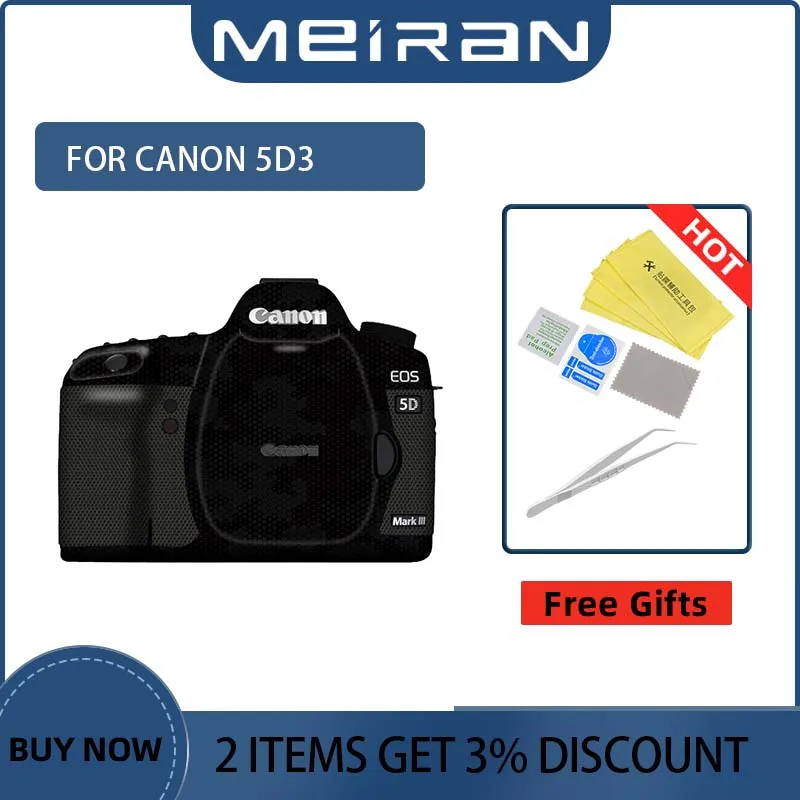 

Защитная пленка для покрытия пленка для Canon EOS 5D Mark III 5D3 5DM3 наклейка защита кожи наклейка против царапин 5DSR