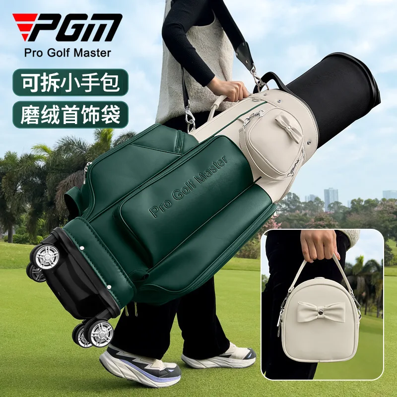 PGM نوادي الغولف حقيبة المرأة عربة الطيران حقيبة هارد شل قبعة تلسكوبية مقاوم للماء ستوكات QB176