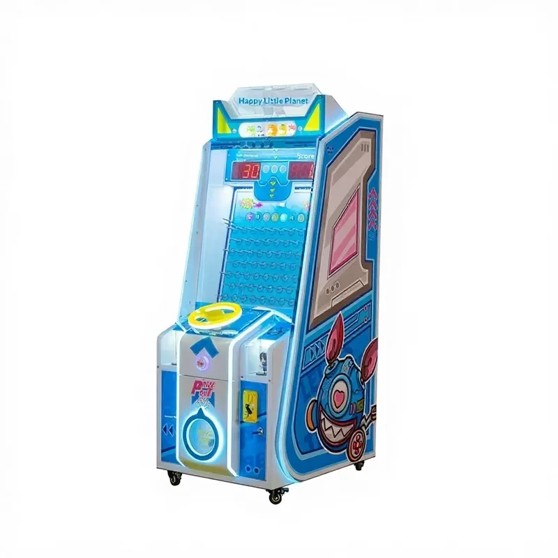 Mini Claw Crane Game Machine for Kids Indoor Playground Amusement Equipment Happy Planet Coin Operated Arcade Toy Gift