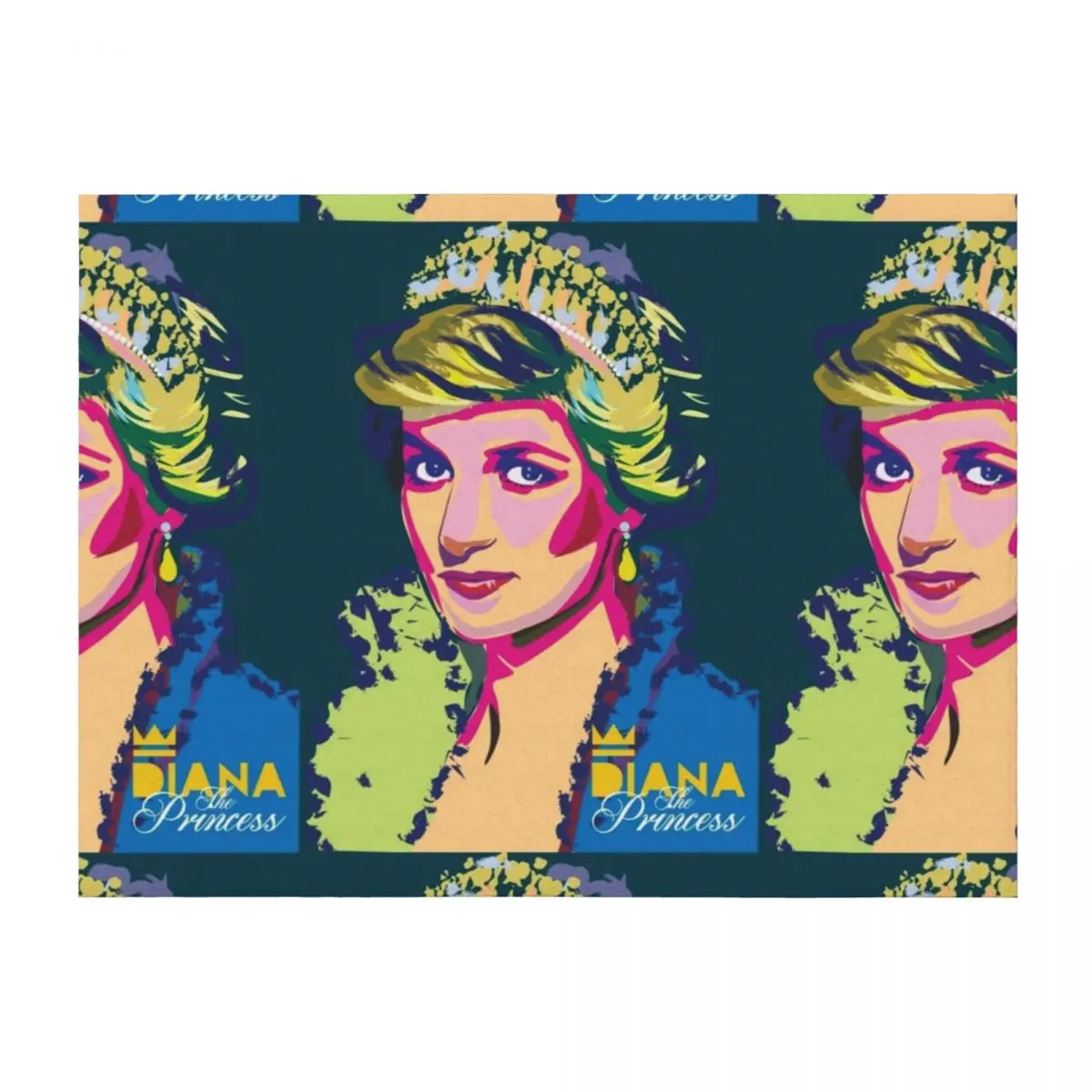 

Diana The Princess Throw Blanket for sofa Decorative Sofa Flannel Beach Blankets