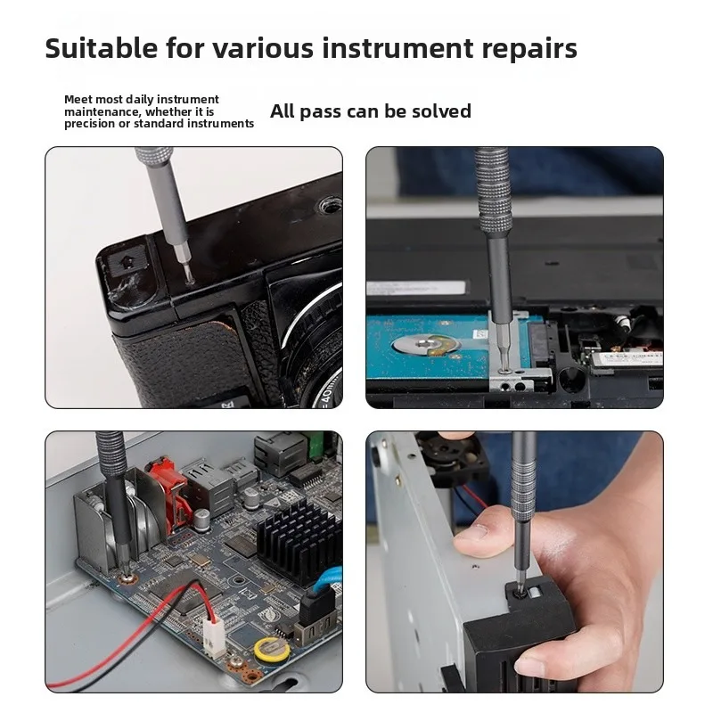 SW1313 50in1 CR-V 정밀 드라이버 세트 48개 자석 Y0.6 PH1 비트 포함 휴대폰 시계 카메라 PC 가정 수리용 핸드헬드 도구