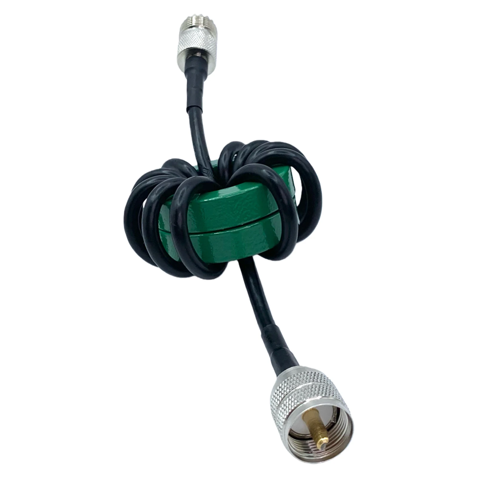 1.8-30 MHz Short Wave Choke Magnetic Ring HF RF Choke Balun Magnetic Core for High Frequency Communication Radio and RF Testing