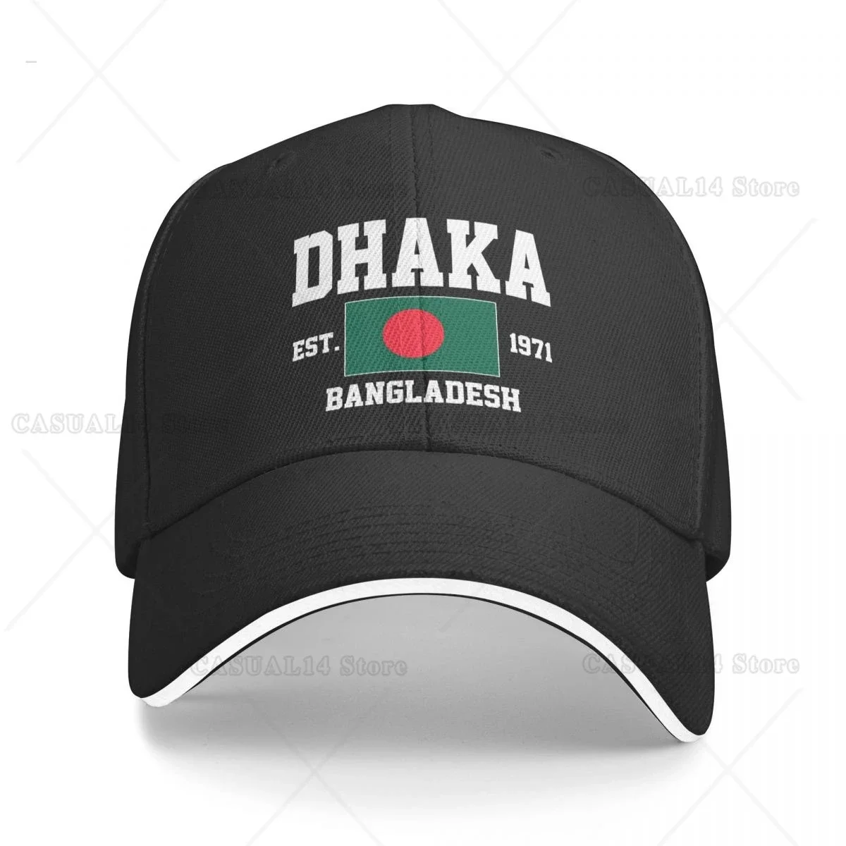 Gorra de béisbol Bangladesh EST.1971 Dhaka Capital para hombre y mujer, unisex, estilo Hip Hop, gorras tipo sándwich, gorra de golf, pesca