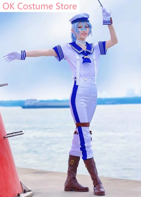 Identity V Luca Balsa Sailor Suit Man Cosplay Costume Cos Game Anime Party Uniform Hallowen Play Role Clothes Clothing