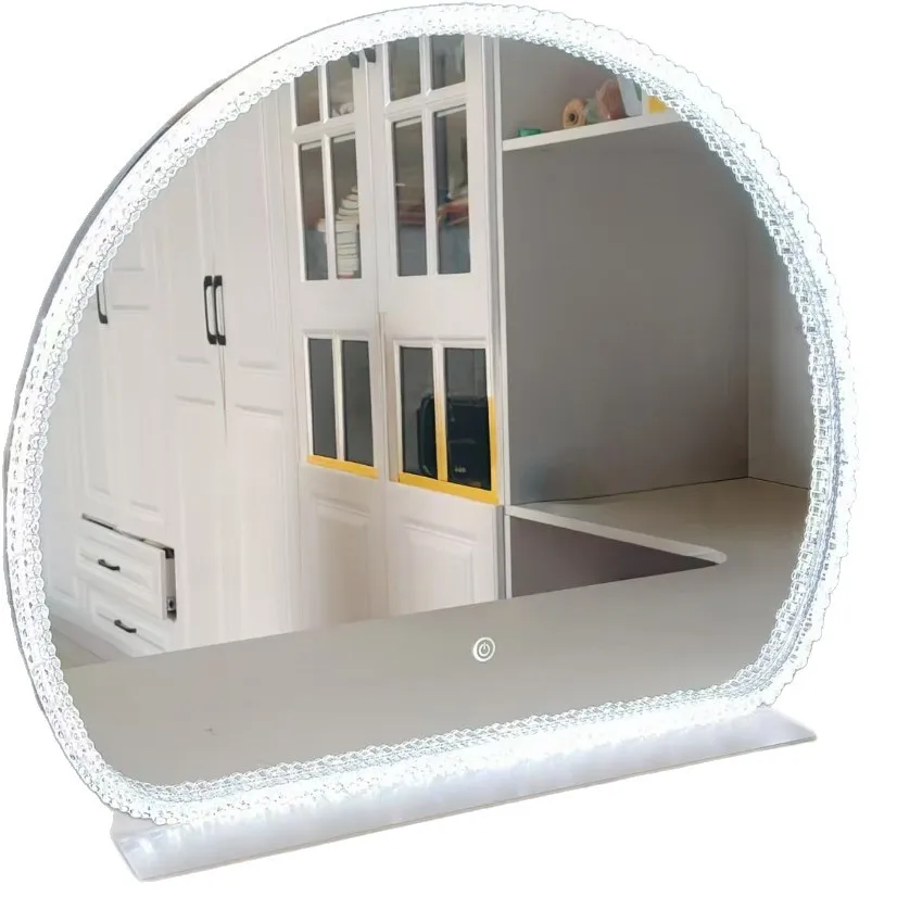 

Desktop dressing bedroom wall-mounted led smart mirror with light LED dressing table mirror