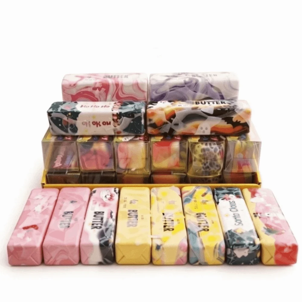 Crunchy Butter Stick Squishy Wax Coating Slow Rising Butter Bar Squeeze Super Soft Crispy Sound Butter Cheese Stick Fidget