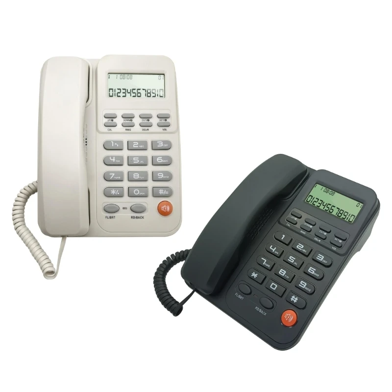 Fixed Telephone Multi functional With CallerID Alarm Clock And Handsfree With Number Storage for Home Office and DropShipping