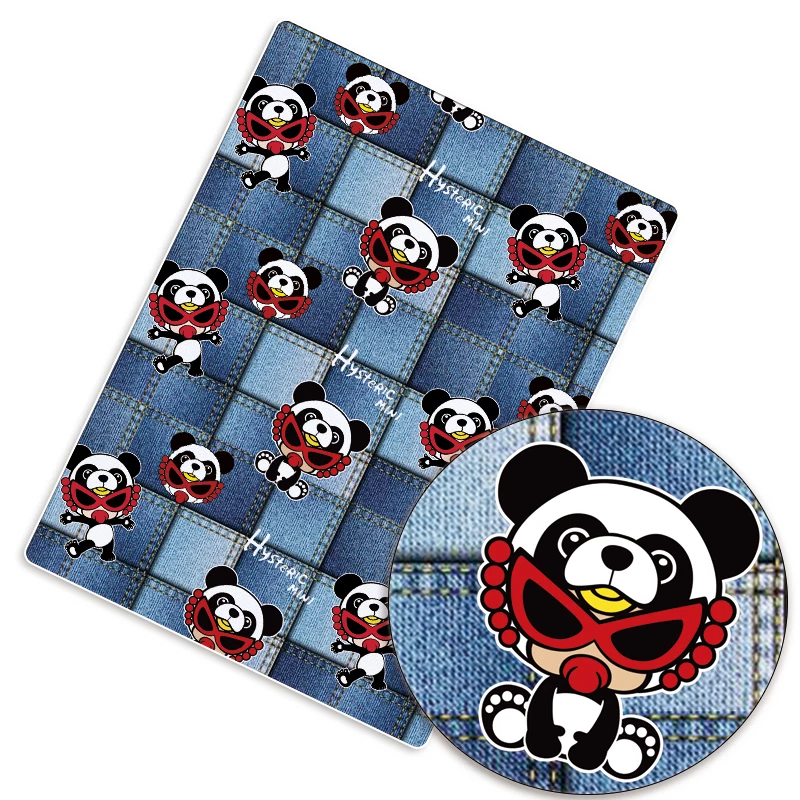 Cartoon hot DIY hand sewn patchwork quilted baby dress home piece 140cm printed cute sewn children's fabric