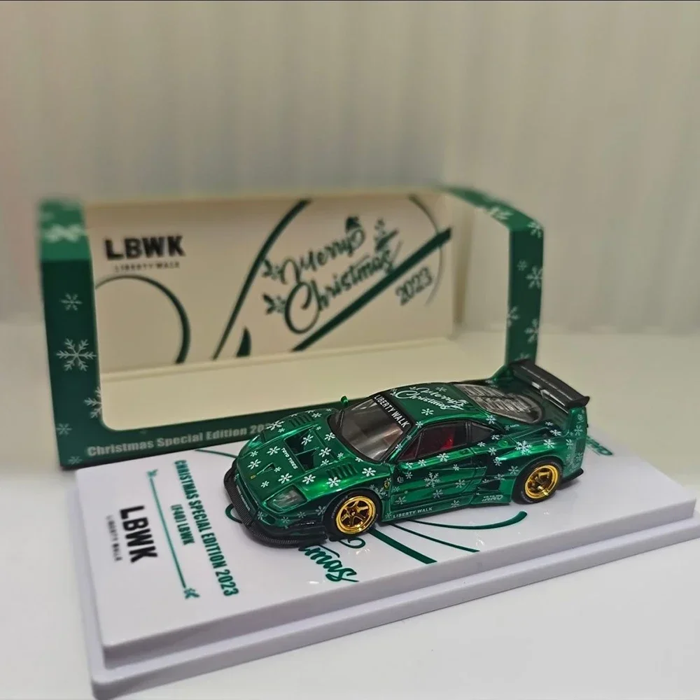 INNO 1:64 Nissan GTR50 Ferrari F40 2023, Sunshine Pickup-Puppe, Legierung, Druckguss-Automodell, Weihnachtsedition, Serie, Sammlung, Geschenk