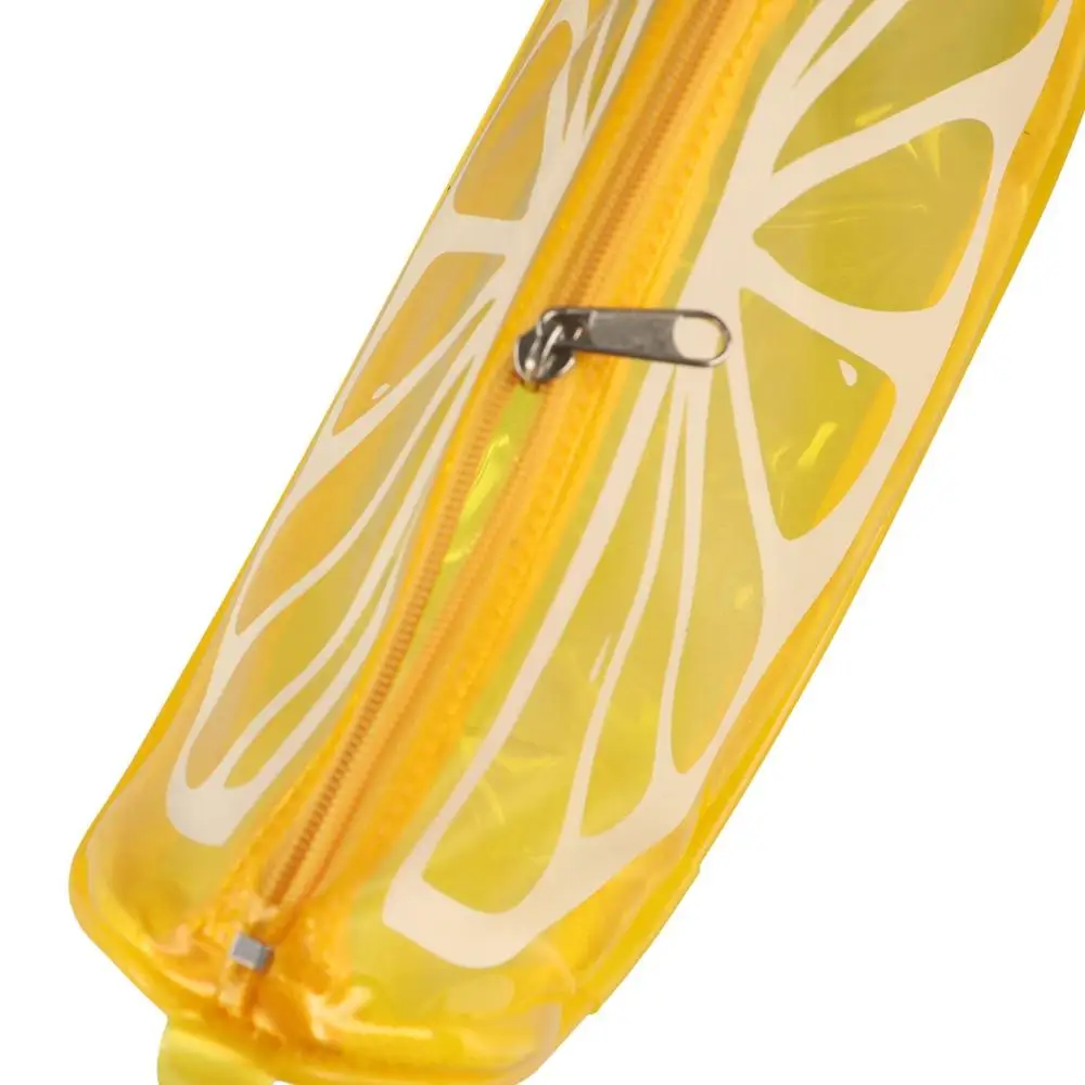 

Transparent Lemon Cosmetic Bag Waterproof Large-Capacity Lemon Makeup Case Space Saving Multi-Functional Make Up Organizer Women