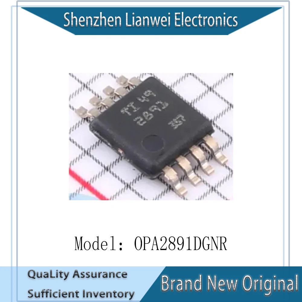 

100% New Original OPA2891DGNR 2891 IC Chipset HVSSOP-8
