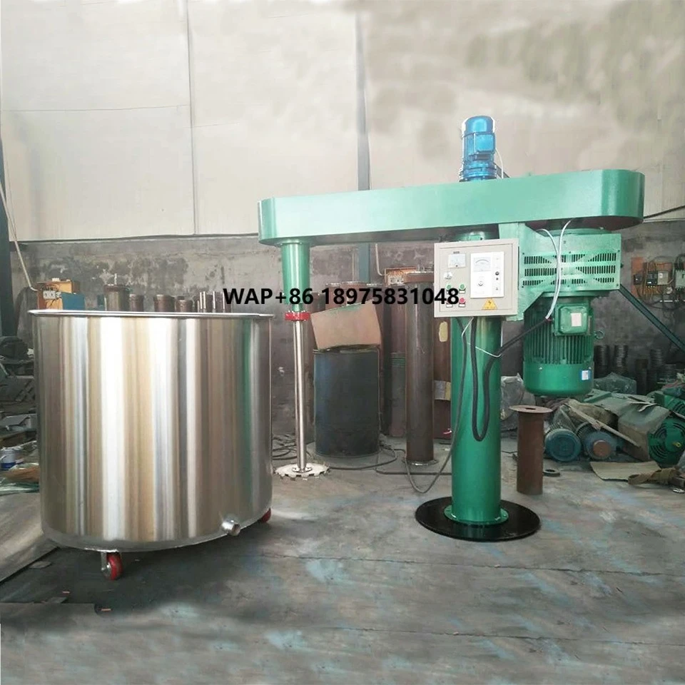 Continuous Operating Mixer Paint High Speed Disperser Dispersion Paint Mixing Machine