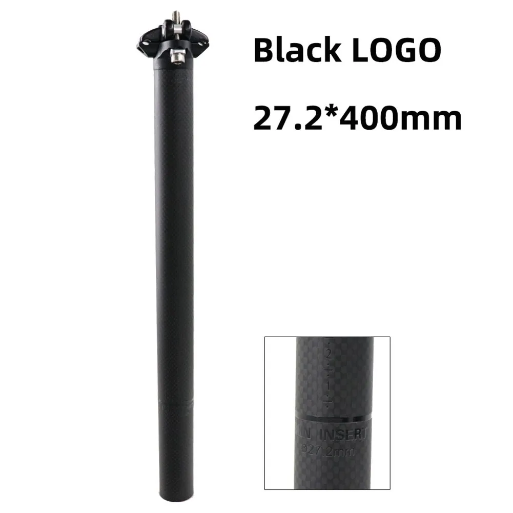 27 2mm Carbon Fiber Ultralight Seatpost for MTB Road Bike Sturdy and Lightweight 3K Matt Appearance 215g Weight