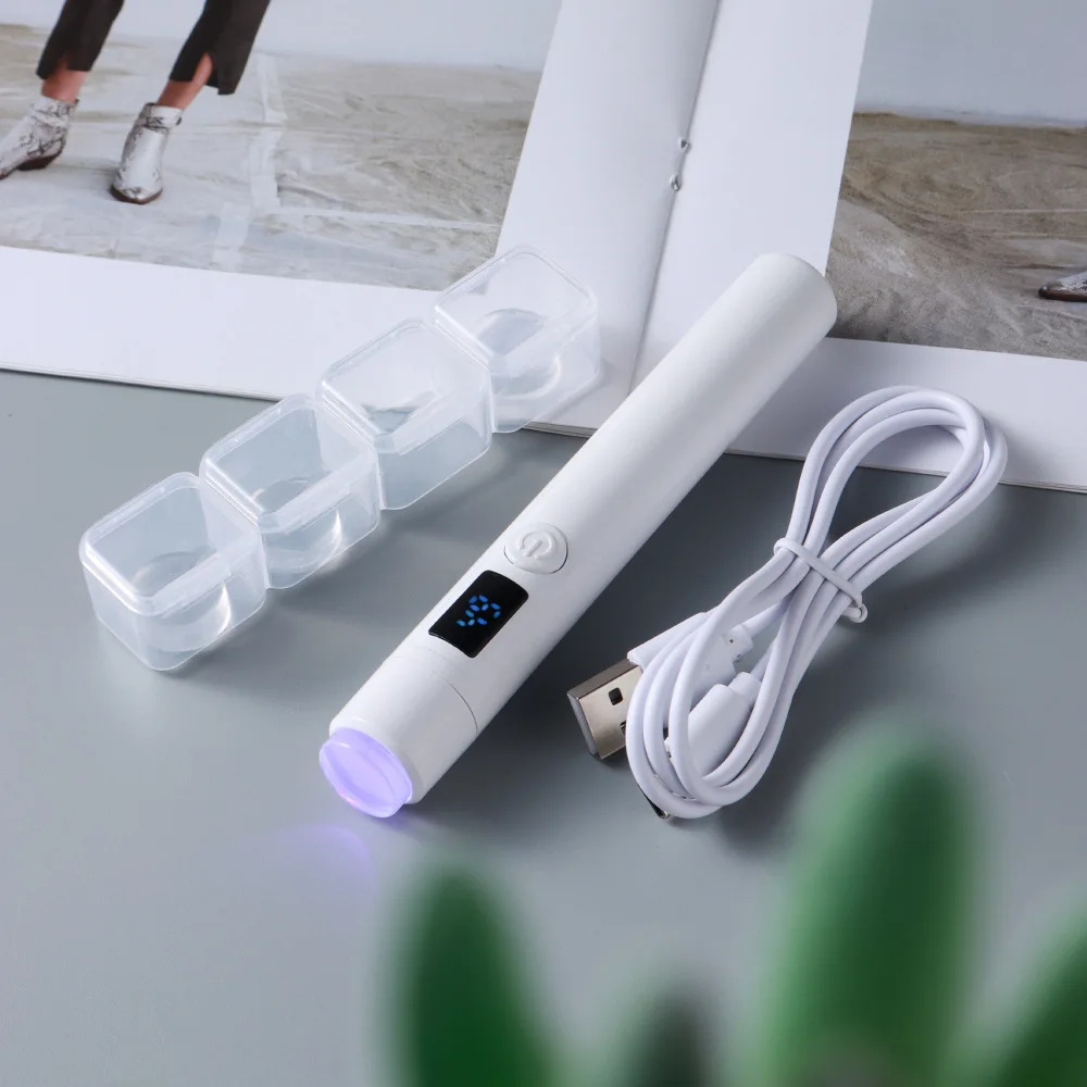 Mini lámpara de uñas Led UV recargable por USB, luz UV de curado de resina, Mini secador de uñas portátil, Mini lámpara Led UV para esmalte de Gel de uñas