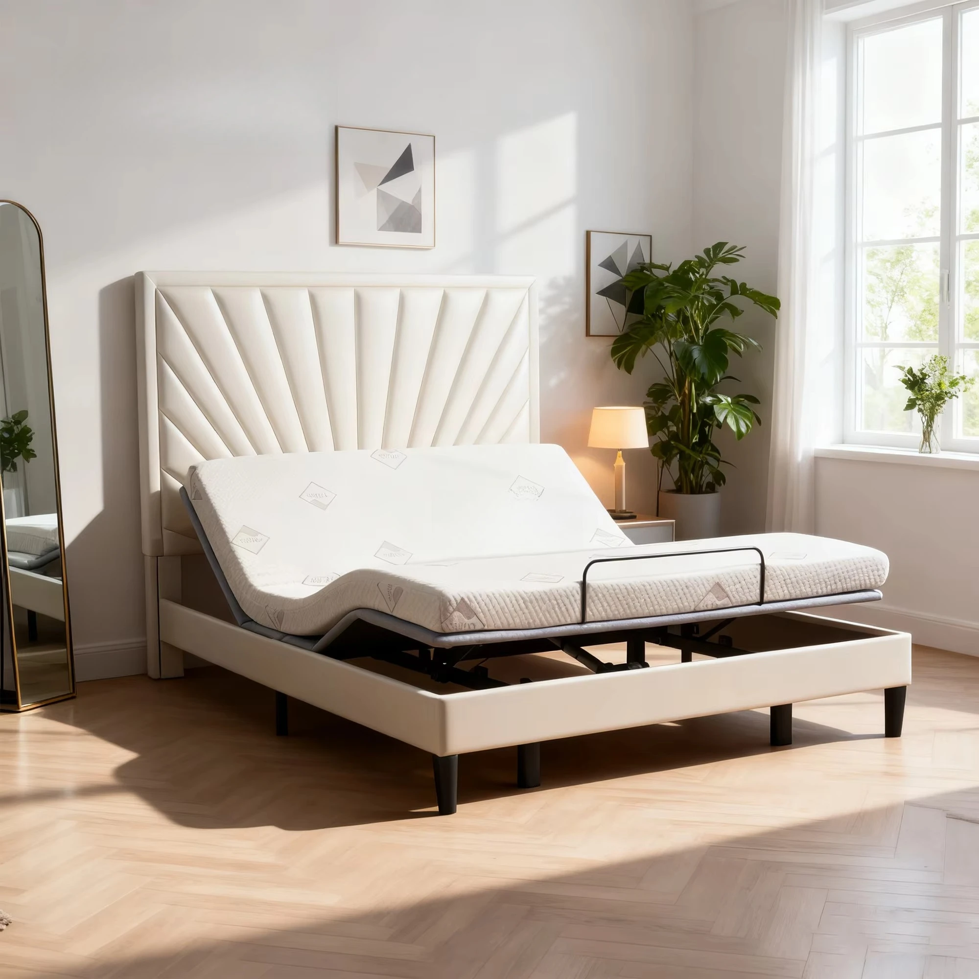 مصعد حديث متعدد الوظائف معلق بسرير كهربائي ذكي قابل للتعديل بمحركين #2