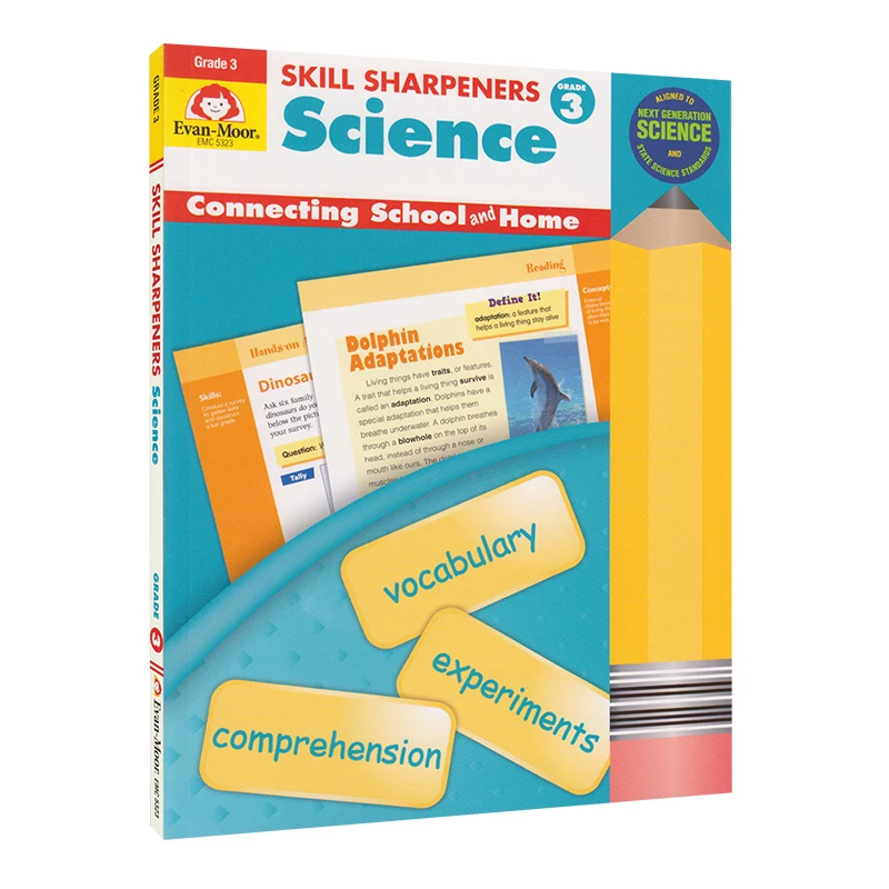 Evan-Moor Skill Sharpeners: Science, Grade 3 Workbook,aged 5 6 7 8, English book 9781629381558