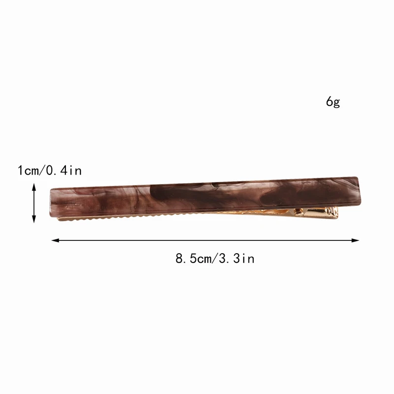 8.5cm Acetate Barrettes Duckbill Hair Clips Hairgrips Gradient 1cm Wide Hairpins Styling Tool For Girls Women Hair Accessories