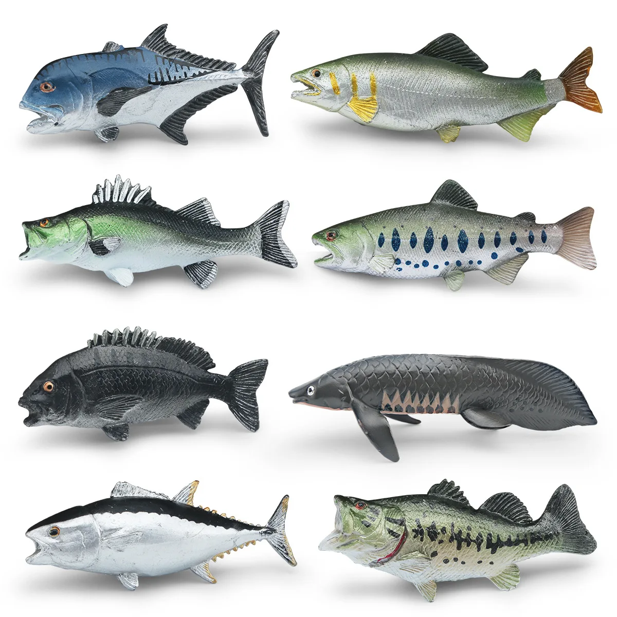1 قطعة مقلد التونة صحيح النهاش لعبة مجسمة أرقام صغيرة واقعية السلمون الحيوانات البحرية سلسلة الحرف للأطفال هدية