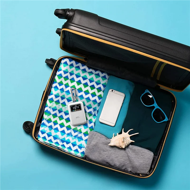 B74A 2X Mobile CO2 Monitor NDIR Sensor Carbon Dioxide Detector Indoor CO2 Testing Manager NDIR Sensor With Hook