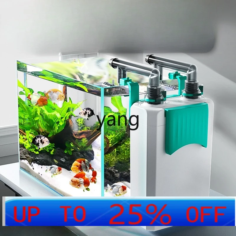 

LTT настенный фильтр для очистки воды, циркуляция, три в одном, небольшая фильтрация резервуара для черепахи с низким уровнем воды