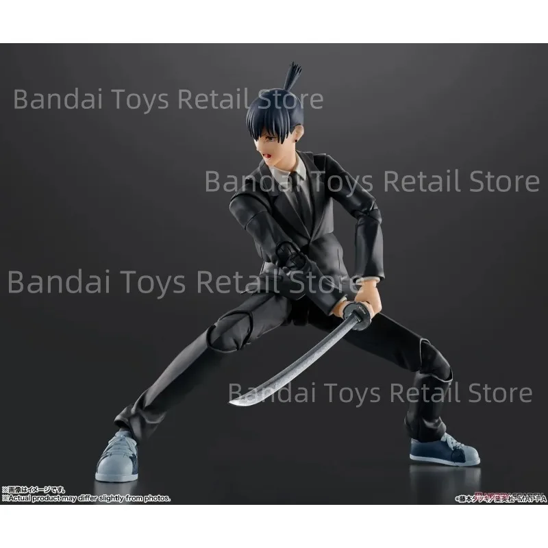 بانداي S.H.Figuarts SHF بالمنشار رجل آكي هاياكاوا أطقم منمذجة SHF PVC حوالي 14.5 سنتيمتر عمل أرقام نموذج اللعب تمثال هدية للأطفال #4