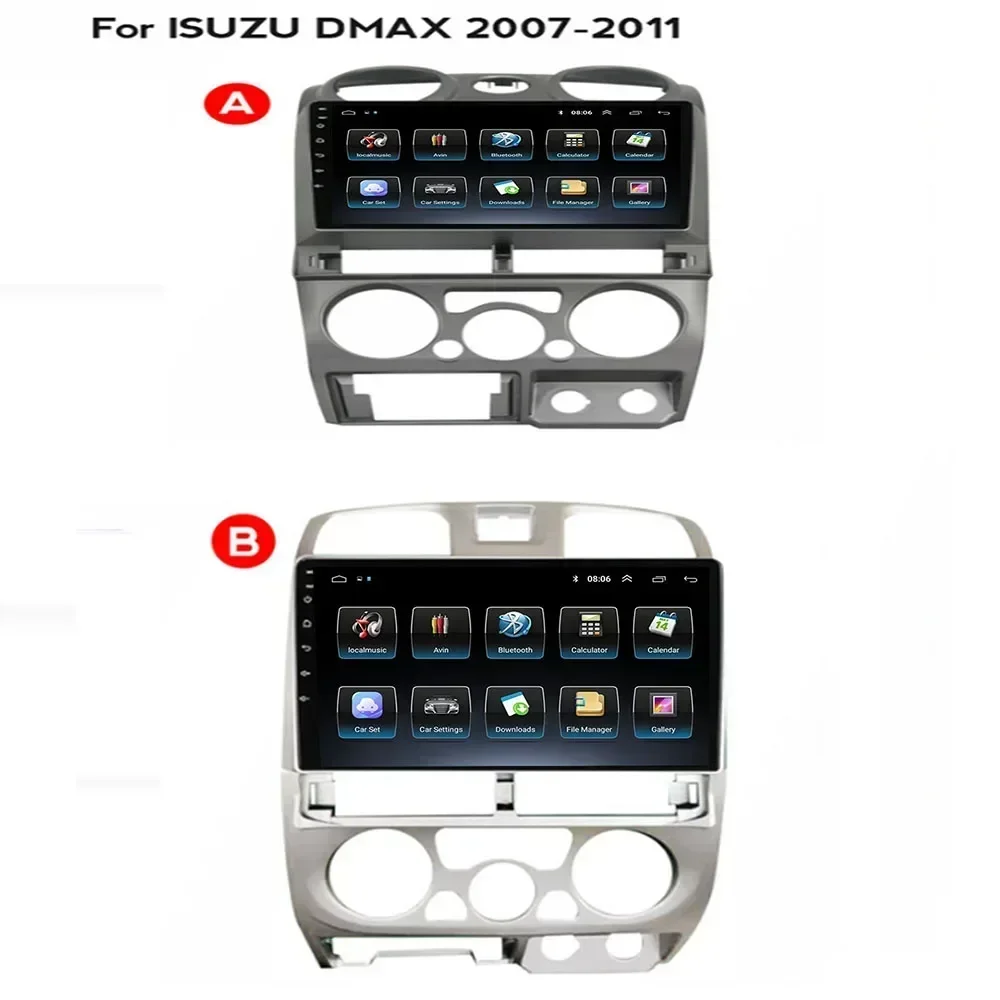 Car Radio for Isuzu D-Max DMAX 2007 - 2011 Android 13 5G WIFI BT Carplay AutoRadio DSP GPS Navigation DVD Player Camera