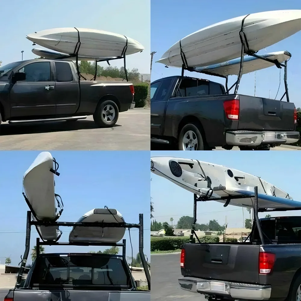 

2 pairs Canoe Boat Kayak Roof Rack Car SUV Truck Top Mount Carrier J Cross Bar
