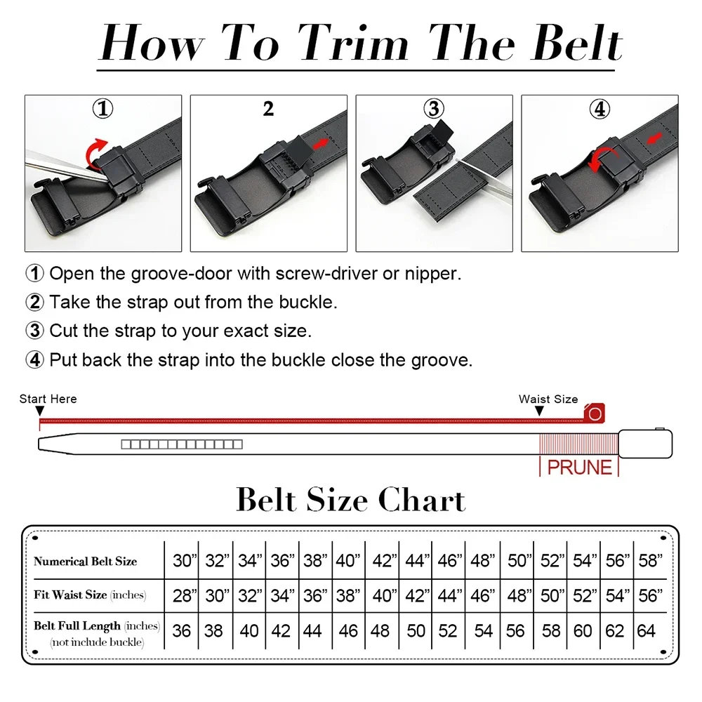 Mens Leather Belt Automatic Genuine Leather Belts Top Quality Cow Strap Adjustable Belts Jeans Belt for Men Gifts 115 125 130cm