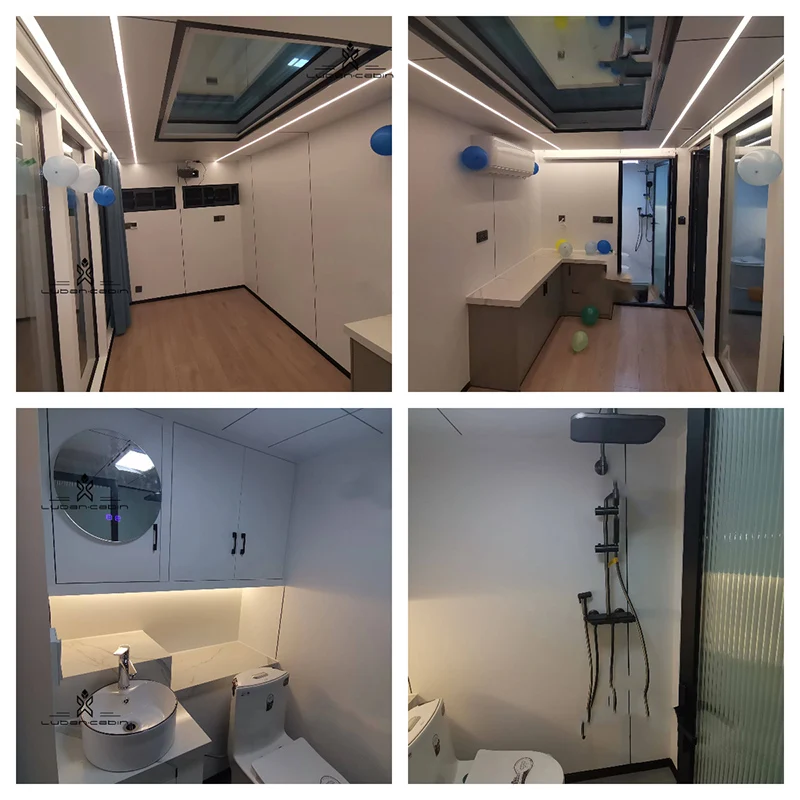 Umweltfreundliche vorgefertigte Häuser, erdbebensicher, modulare Hausgehäuse, Wärmedämmung, Raumkapsel, Hausmobil