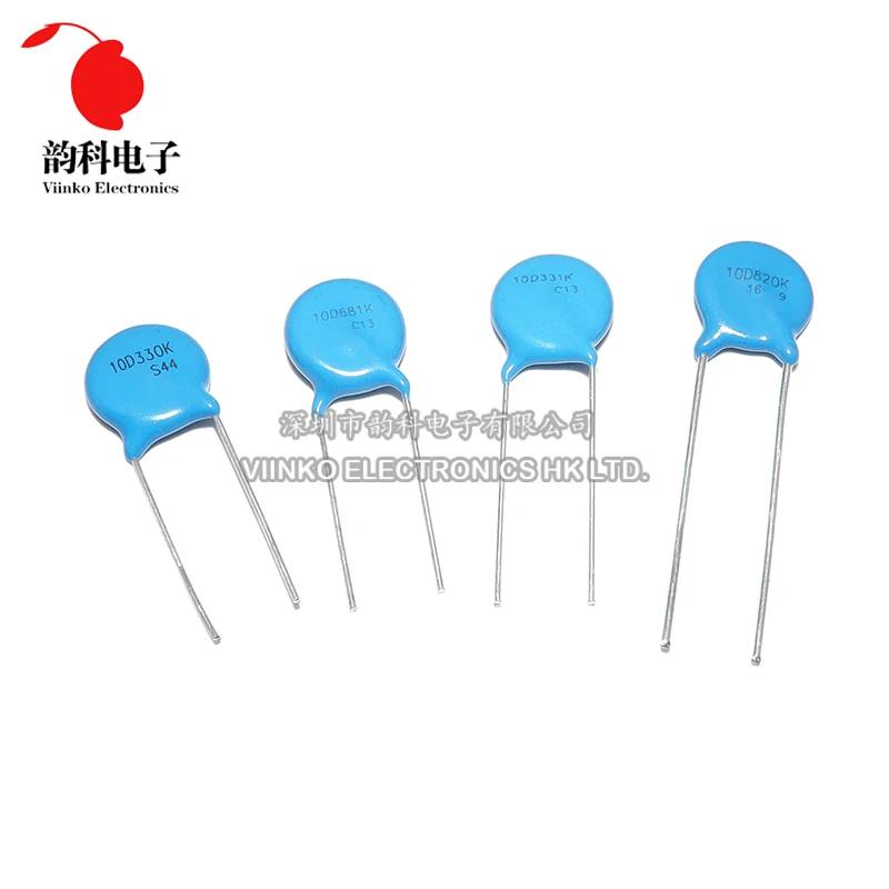 10pcs varistor 10D270K 10D470K 10D820K 10D121K 10D151K 10D241K 10D271K 10D431K 10D471K 10D561K 10D681K 10D821K 10D911K 10D102K