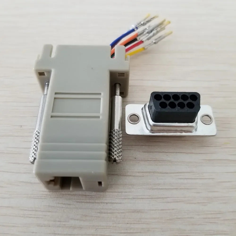 모듈식 어댑터 익스텐더, RJ45 암-DB9 RS232 COM 포트, 1 개