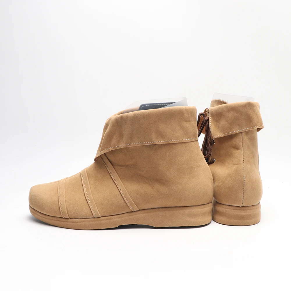 Fantasy Film Peter Cosplay Pan Schuhe Stiefel Halloween Männer Frauen Braun Kurze Stiefel Nach Maß