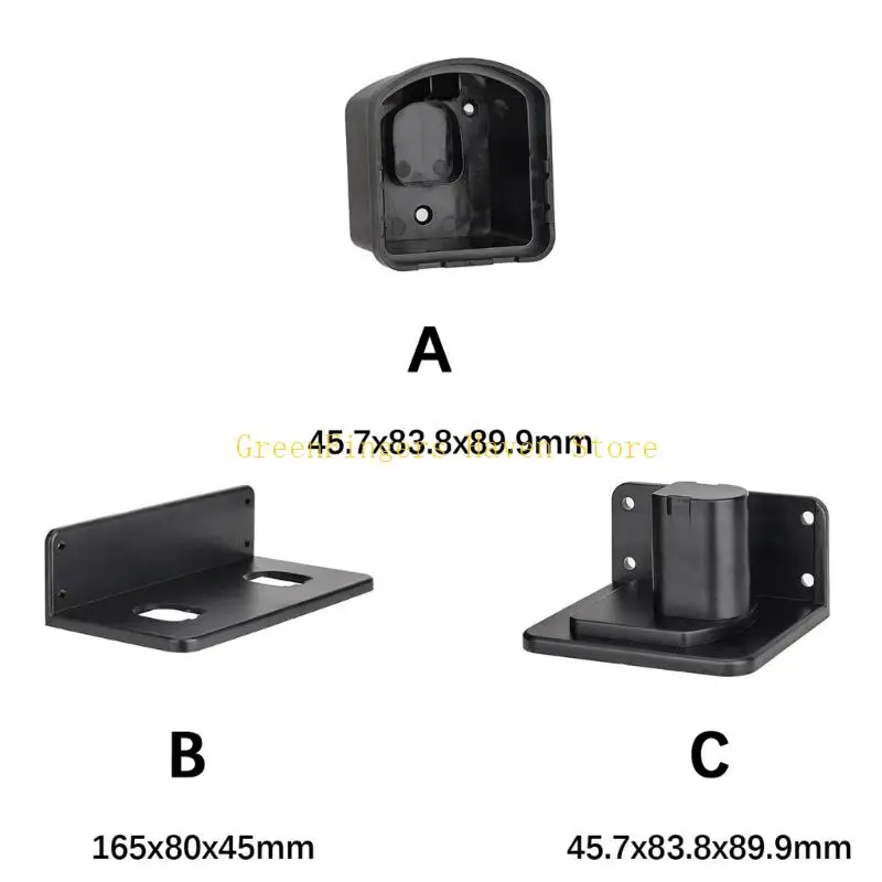 F68D Battery Holder for 18V Battery Wall Mounted Battery Mount Dock Holder Battery
