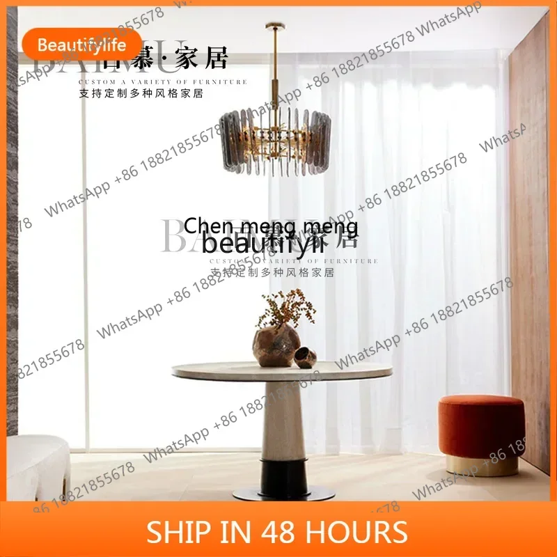 cn8350 ss Medieval wabi-sandy wind solid wood entrance table, facing the door against the wall, corridor decoration desk entran