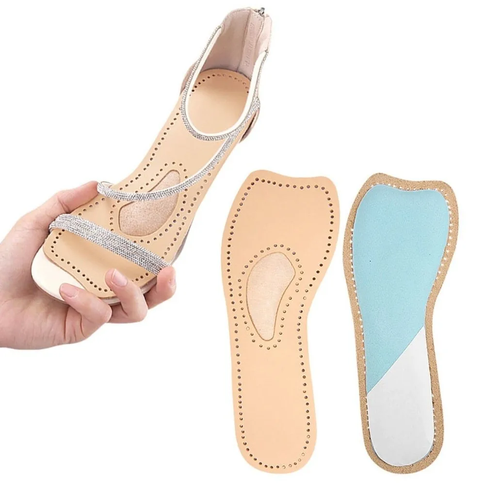 

Shoe-pad Women Sandal Insoles Cowhide Non Slip High-heeled Shoes Insoles Sweat Absorption Shock Absorption Shoes Stickers Pad